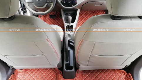 Thảm lót sàn ô tô 5D 6D Kia Morning Van giá gốc tận xưởng, bảo hành trọn đời